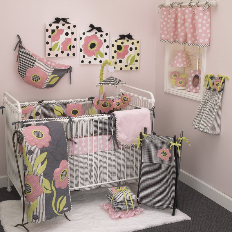 Cotton Tale Poppy 4 Piece Crib Bedding Set Wayfair